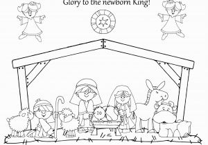 Free Printable Manger Scene Coloring Page Simple Nativity Scene Coloring Pages at Getcolorings