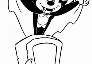 Free Printable Mickey Mouse Halloween Coloring Pages Print Mickey Mouse as A Vampire 2 Disney Halloween