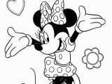 Free Printable Minnie Mouse Coloring Pages Free Minnie Mouse Birthday Printables