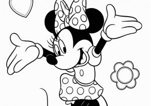 Free Printable Minnie Mouse Coloring Pages Free Minnie Mouse Birthday Printables