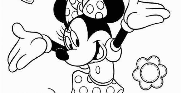 Free Printable Minnie Mouse Coloring Pages Free Minnie Mouse Birthday Printables