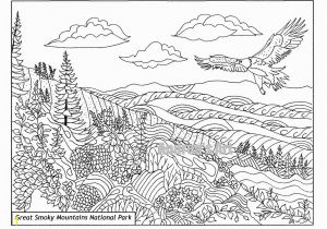 Free Printable National Parks Coloring Pages Download Glacier National Park Coloring for Free