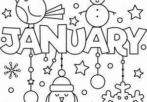 Free Printable New Years Coloring Pages Happy New Year January Colouring Page