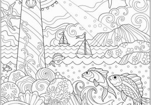 Free Printable Ocean Coloring Pages for Adults Wel E to Dover Publications Ch Fanciful Sea Life