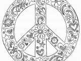 Free Printable Peace Sign Coloring Pages Simple and attractive Free Printable Peace Sign Coloring