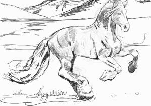 Free Printable Realistic Horse Coloring Pages Realistic Horse Drawing at Getdrawings