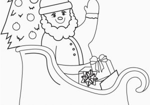 Free Printable Santa Sleigh Coloring Pages 21 Santa Sleigh Coloring Page In 2020