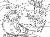 Free Printable Santa Sleigh Coloring Pages Free Printable Santa Coloring Pages for Kids