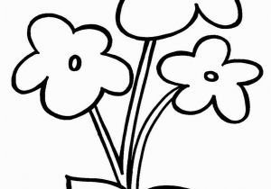 Free Printable Simple Flower Coloring Pages Flowers Printing Pages