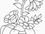 Free Printable Simple Flower Coloring Pages Free Printable Coloring Pages Flowers Awesome Flowerpot