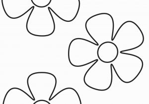 Free Printable Simple Flower Coloring Pages Simple Flower Colouring Pages