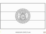Free Printable State Flags Coloring Pages Missouri State Flag Coloring Page