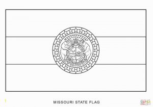 Free Printable State Flags Coloring Pages Missouri State Flag Coloring Page