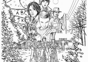 Free Printable Stranger Things Coloring Pages Cool Coloring Pages with Images