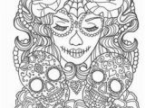 Free Printable Sugar Skull Coloring Pages 251 Best Sugar Skulls Day Of the Dead Coloring Pages for Adults