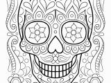 Free Printable Sugar Skull Coloring Pages Free Sugar Skull Coloring Page Printable Day Of the Dead Coloring