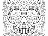 Free Printable Sugar Skull Coloring Pages Free Sugar Skull Coloring Page Printable Day Of the Dead Coloring