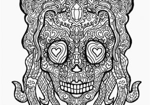 Free Printable Sugar Skull Coloring Pages Sugar Skull Coloring Page Coloring Pages Sugar Skulls Mexican Sugar