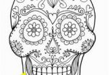 Free Printable Sugar Skull Coloring Pages Sugar Skull Coloring Pages
