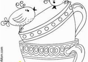 Free Printable Tea Cup Coloring Pages 126 Best Color Art therapy Food and Drinks Images On Pinterest