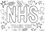 Free Printable Thank You Coloring Pages Coronavirus Show Your Appreciation for Our Nhs Heroes by