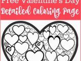Free Printable Valentines Day Coloring Pages for Adults Free Valentines Day Colouring Page for Adults with Images