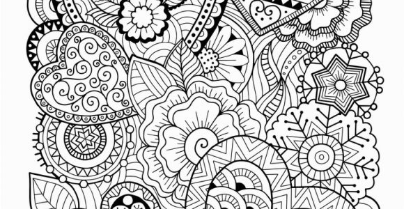 Free Printable Valentines Day Coloring Pages for Adults Zentangle Hearts Coloring Page • Free Printable Ebook