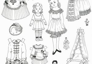 Free Printable Vintage Christmas Coloring Pages A Victorian Child and Her Little Playmates by Helen Page