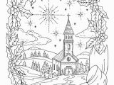 Free Printable Vintage Christmas Coloring Pages Erwachsenen Färbung Christlichen Weihnachten Färbung Seite