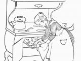 Free Printable Vintage Christmas Coloring Pages Grandparents Day Coloring Pages Grandma Bakes Cookies