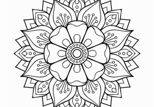 Free Printable Yoga Coloring Pages Floral Mandala Coloring Page • Free Printable Ebook