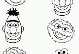 Free Sesame Street Coloring Pages to Print Sesame Street Face Coloring Pages Coloring Home