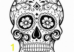 Free Sugar Skull Coloring Pages Free Printable Coloring Pages