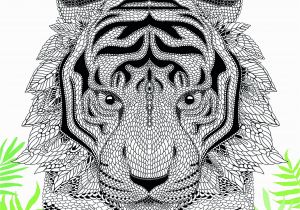 Free Tiger Coloring Pages the Menagerie