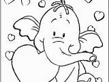 Free Valentine Coloring Pages Disney Image Detail for Heffalump Valentine Coloring Page Of Heffalump