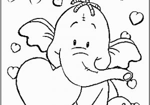 Free Valentine Coloring Pages for Sunday School Image Detail for Heffalump Valentine Coloring Page Of Heffalump