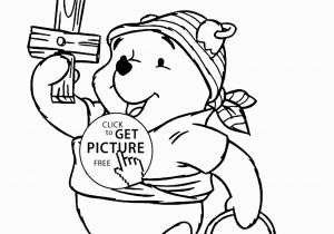 Free Winnie the Pooh Halloween Coloring Pages Happy Halloween and Winnie the Pooh Coloring Page for Kids