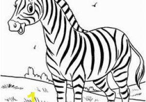 Free Zebra Coloring Pages to Print Simple Giraffe Outline