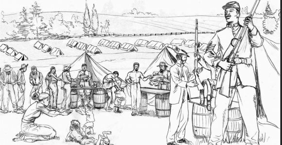 French and Indian War Coloring Pages Civil War Coloring Pages