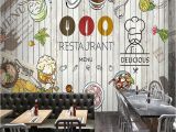French Cafe Wall Murals 3d Stereo Custom Graffiti Mural Delicacy Leisure Tea Shop Bakery