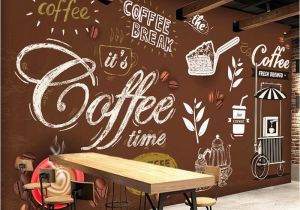 French Cafe Wall Murals Custom Any Size European Style Retro Hand Painted Poster Mural