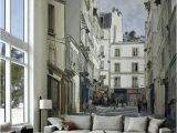 French Door Wall Mural 15 Living Rooms with Interesting Mural Wallpapers
