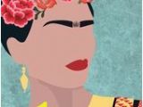 Frida Kahlo Wall Mural Frida Kahlo Portrait Floral Wallpaper Mural Floral Frida