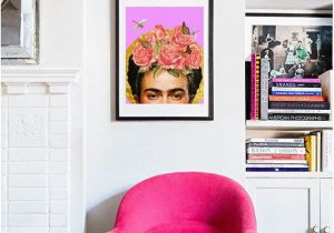 Frida Kahlo Wall Mural Frida Kahlo Print Flower Collage Art Poster