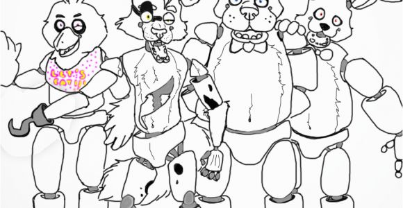 Fright Night at Freddy S Coloring Pages Five Nights at Freddys Bonnie Coloring Pages Coloring