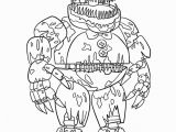 Fright Night at Freddy S Coloring Pages Nightmare Fredbear Scary Fnaf Coloring Pages Printable