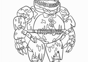 Fright Night at Freddy S Coloring Pages Nightmare Fredbear Scary Fnaf Coloring Pages Printable