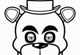 Fright Night at Freddy S Coloring Pages Print Fnaf Freddy Five Nights at Freddys Face Coloring