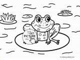 Frog and Lily Pad Coloring Pages Ideas Frog Coloring Sheet Color Picture A Animal Page Tree Ruva