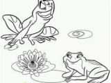 Frog and Lily Pad Coloring Pages Two Frogs Coloring Page Early Childhood Education